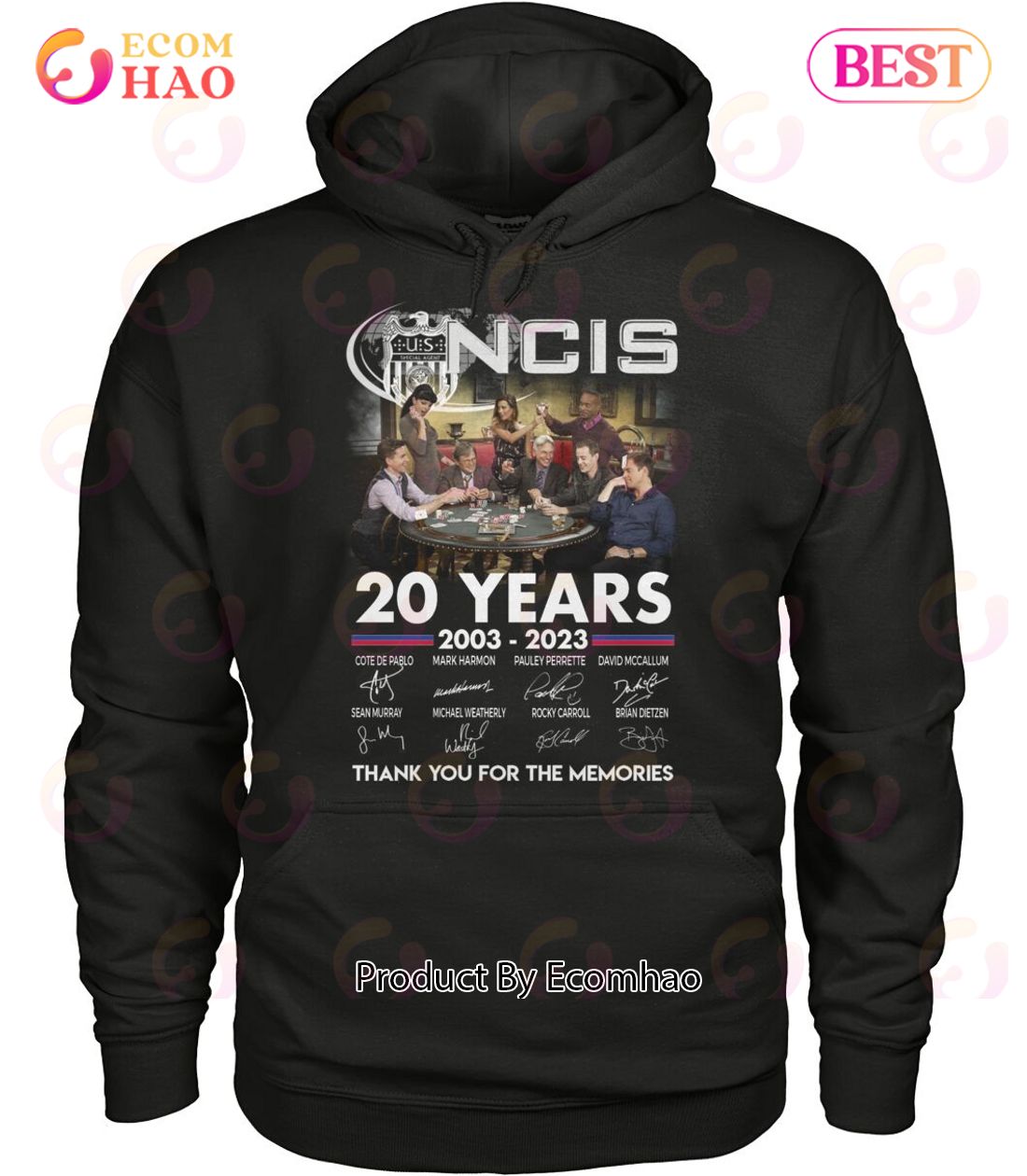 NCIS 20 Years Of 2003 – 2023 Thank You For The Memories Unisex T-Shirt