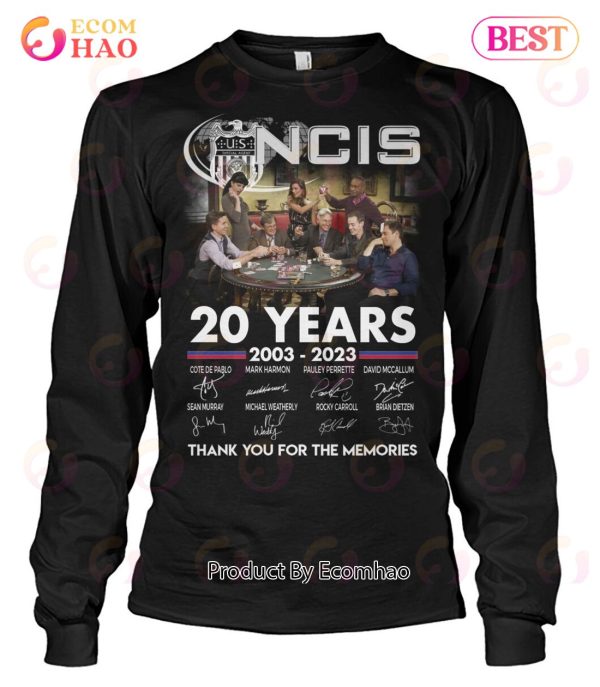 NCIS 20 Years Of 2003 – 2023 Thank You For The Memories Unisex T-Shirt