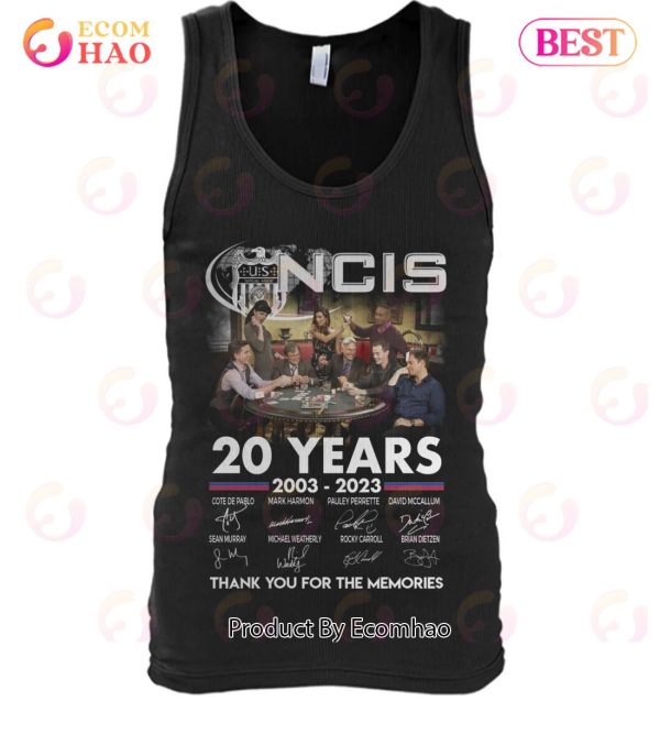 NCIS 20 Years Of 2003 – 2023 Thank You For The Memories Unisex T-Shirt