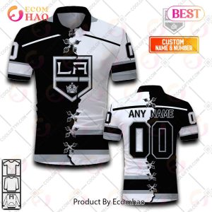 Personalized NHL Los Angeles Kings Mix Jerseys Polo Shirt