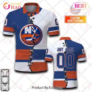 Personalized NHL New York Islanders Mix Jerseys Polo Shirt