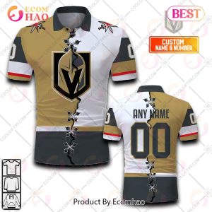 Personalized NHL Vegas Golden Knights Mix Jerseys Polo Shirt