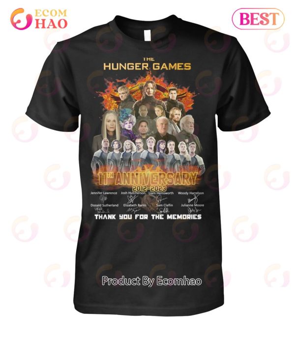 The Hunger Games 11th Anniversary 2012 – 2023 Thank You For The Memories T-Shirt