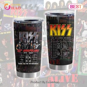 Kiss Band 50th Anniversary 1973 – 2023 Thank You For The Memories Tumbler