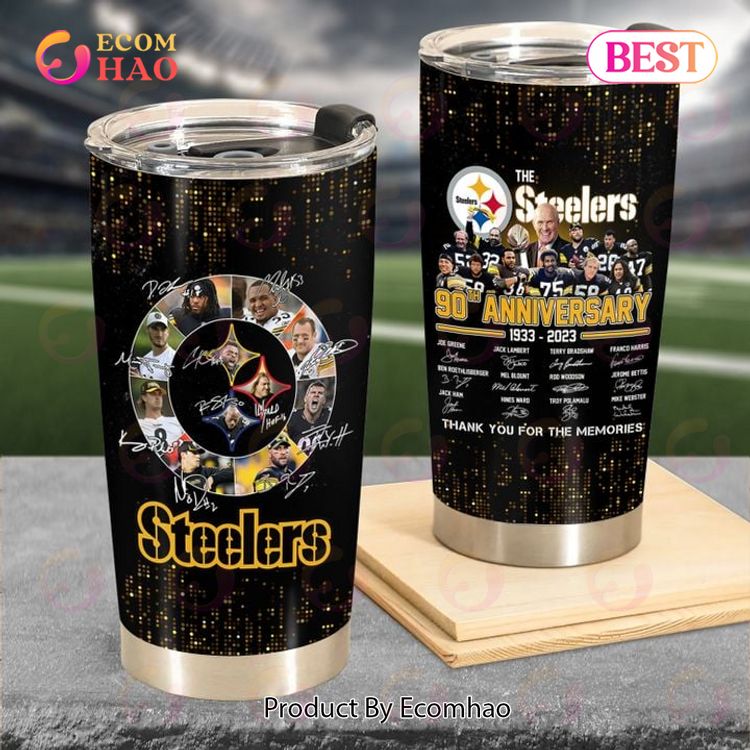 The Steelers 90th Anniversary 1933 – 2023 Thank You For The Memories Tumbler