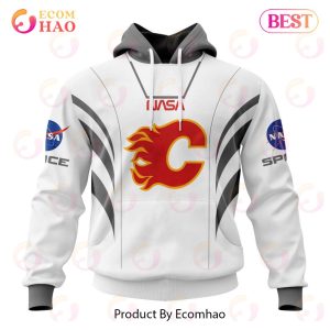 NHL Calgary Flames Special Space Force NASA Astronaut Design 3D Hoodie