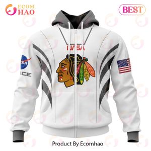 NHL Chicago Blackhawks Special Space Force NASA Astronaut Design 3D Hoodie