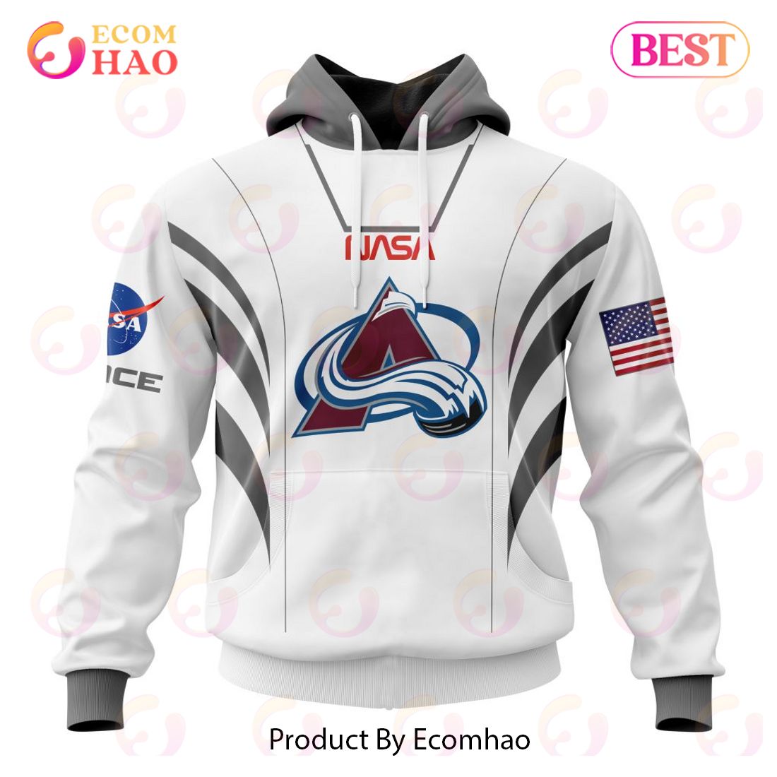 NHL Chicago Blackhawks Special Space Force NASA Astronaut Design 3D Hoodie