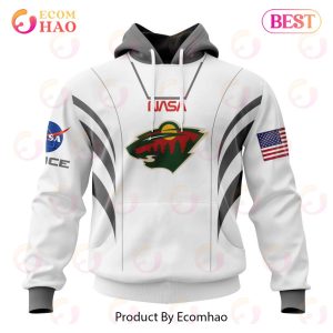 NHL Minnesota Wild Special Space Force NASA Astronaut Design 3D Hoodie