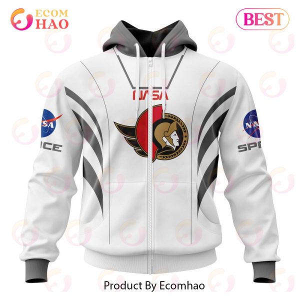 NHL Ottawa Senators Special Space Force NASA Astronaut Design 3D Hoodie