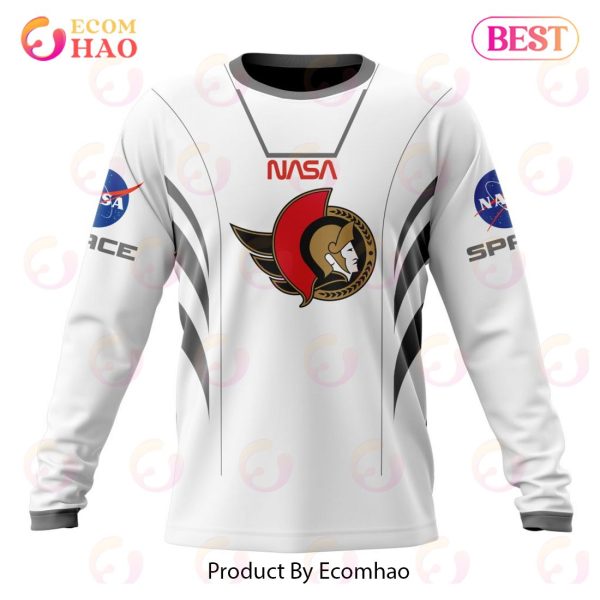NHL Ottawa Senators Special Space Force NASA Astronaut Design 3D Hoodie