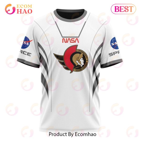 NHL Ottawa Senators Special Space Force NASA Astronaut Design 3D Hoodie
