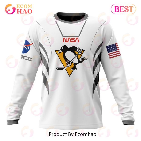 NHL Pittsburgh Penguins Special Space Force NASA Astronaut Design 3D Hoodie