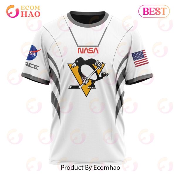 NHL Pittsburgh Penguins Special Space Force NASA Astronaut Design 3D Hoodie
