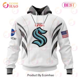 NHL Seattle Kraken Special Space Force NASA Astronaut Design 3D Hoodie