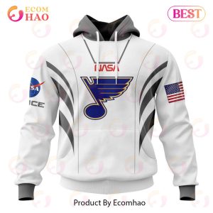 NHL St. Louis Blues Special Space Force NASA Astronaut Design 3D Hoodie