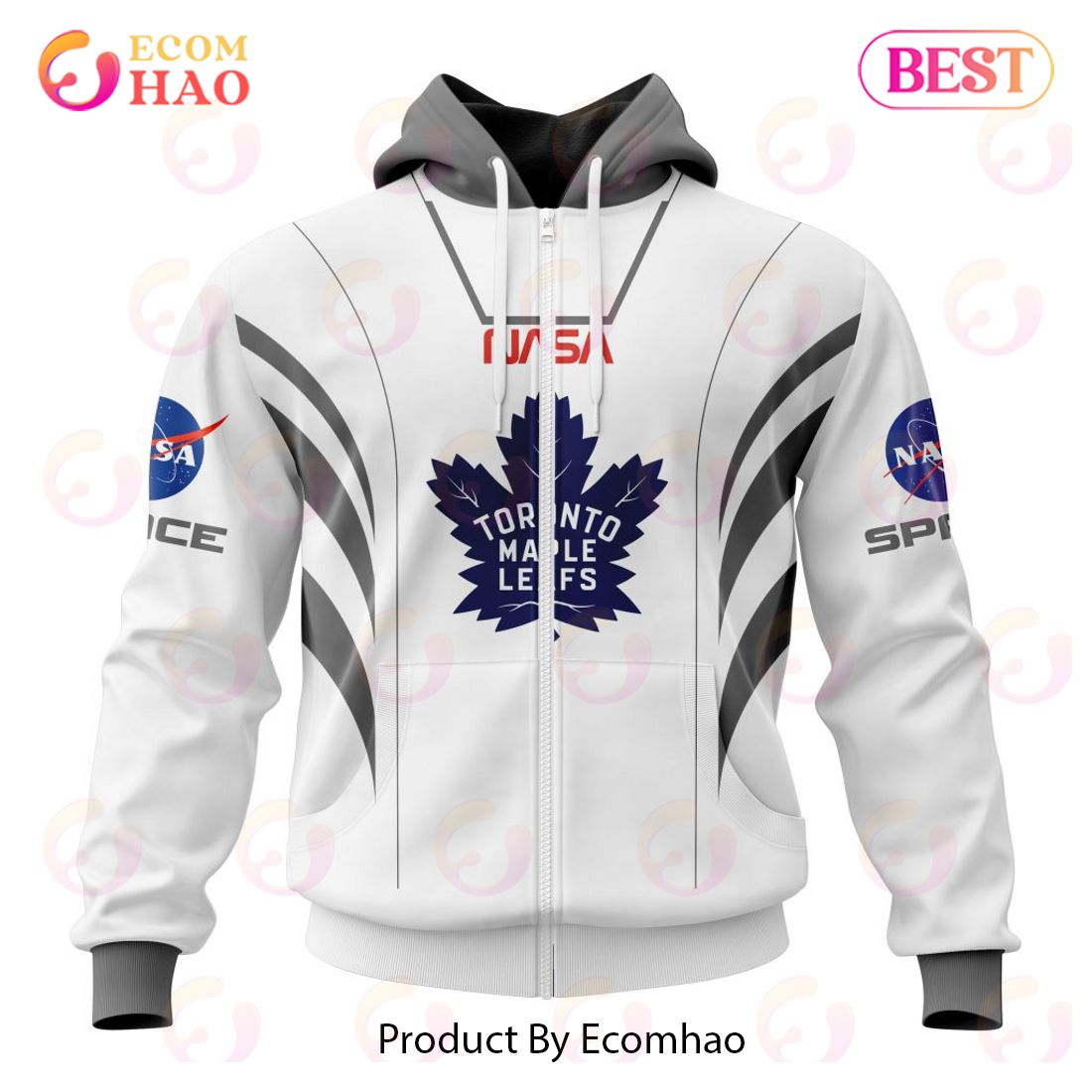 NHL Toronto Maple Leafs Special Space Force NASA Astronaut Design 3D Hoodie