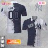 Personalized MLB New York Mets Mix jersey Style Polo Shirt