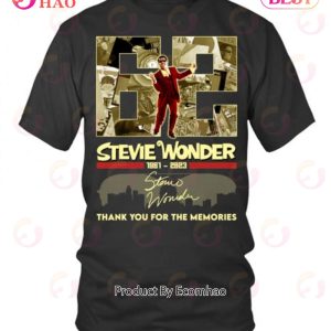 Stevie Wonder 1961 – 2023 Thank You For The Memories T-Shirt