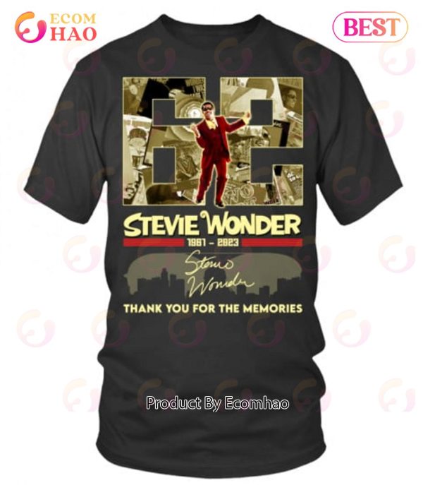 Stevie Wonder 1961 – 2023 Thank You For The Memories T-Shirt