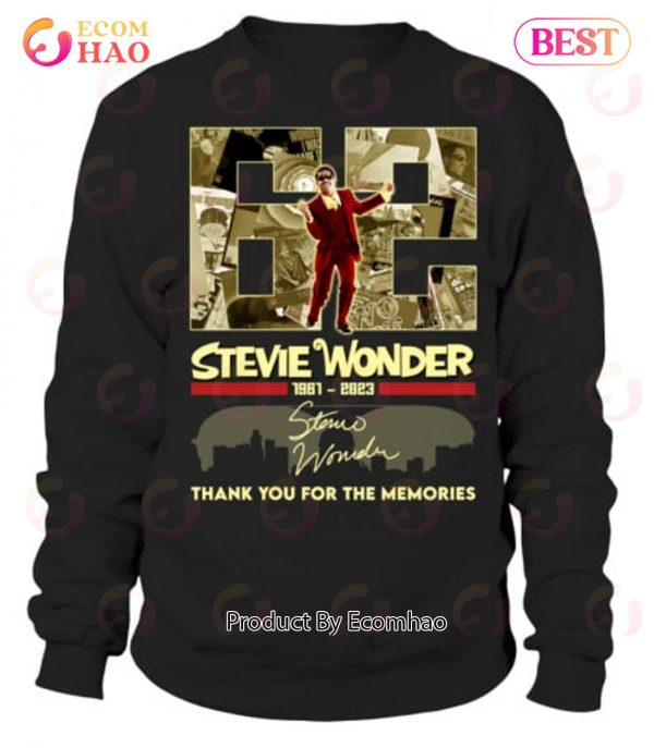 Stevie Wonder 1961 – 2023 Thank You For The Memories T-Shirt