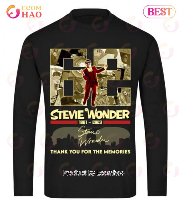 Stevie Wonder 1961 – 2023 Thank You For The Memories T-Shirt