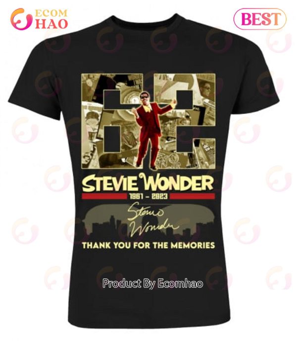 Stevie Wonder 1961 – 2023 Thank You For The Memories T-Shirt