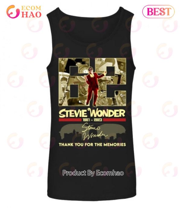 Stevie Wonder 1961 – 2023 Thank You For The Memories T-Shirt