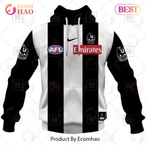 Personalized Home Guernsey 2023 AFL Collingwood Magpies 3D Hoodie