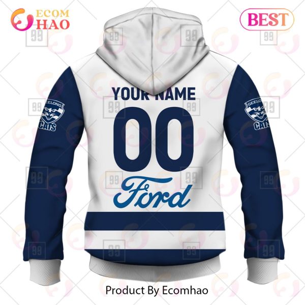 Personalized Home Guernsey 2023 AFL Geelong Cats 3D Hoodie