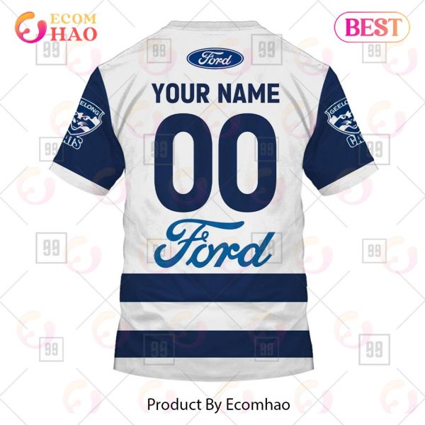 Personalized Home Guernsey 2023 AFL Geelong Cats 3D Hoodie