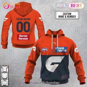 Personalized Home Guernsey 2023 AFL Greater Western Sydney Giants 3D Hoodie