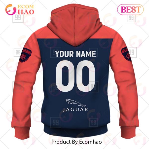 Personalized Home Guernsey 2023 AFL Melbourne Demons 3D Hoodie