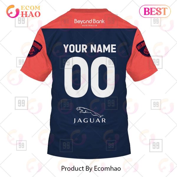 Personalized Home Guernsey 2023 AFL Melbourne Demons 3D Hoodie