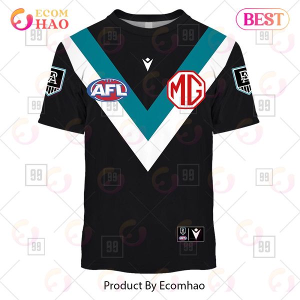 Personalized Home Guernsey 2023 AFL Port Adelaide Power 3D Hoodie
