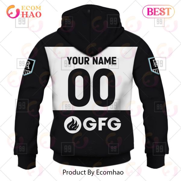 Personalized Home Guernsey 2023 AFL Port Adelaide Power 3D Hoodie