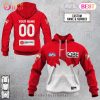 Personalized Home Guernsey 2023 AFL St Kilda Saints 3D Hoodie