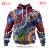 NRL Canberra Raiders Special Indigenous Design 3D Hoodie NRL Canberra Raiders Special Indigenous Design 3D Hoodie