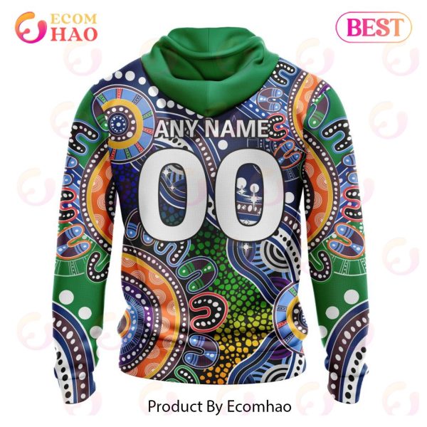 NRL New Zealand Warriors Special Indigenous Design 3D Hoodie