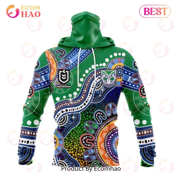 NRL New Zealand Warriors Special Indigenous Design 3D Hoodie