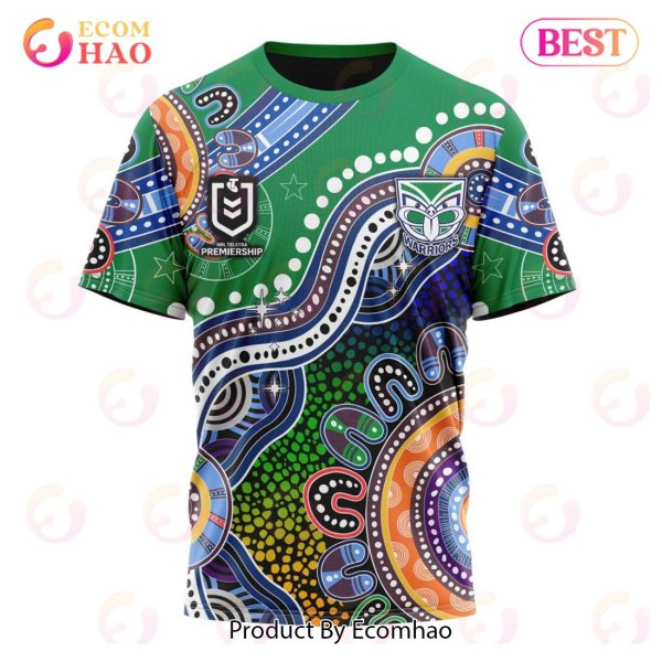 NRL New Zealand Warriors Special Indigenous Design 3D Hoodie