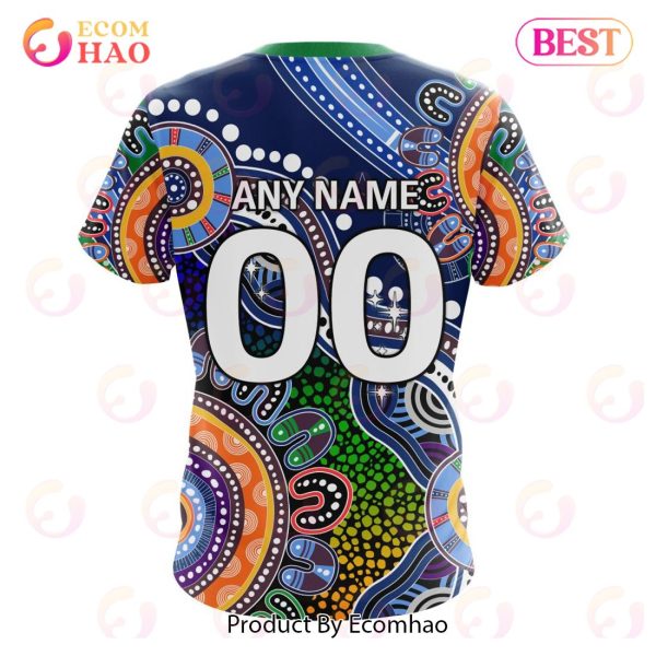NRL New Zealand Warriors Special Indigenous Design 3D Hoodie