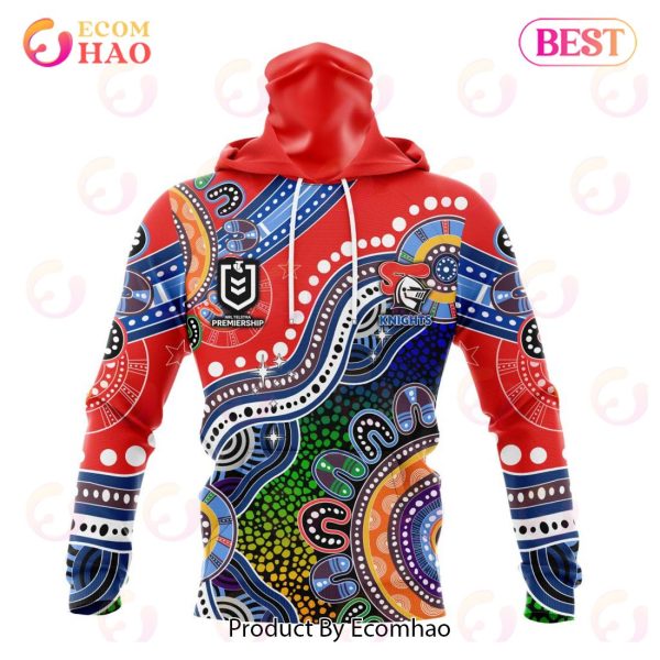 NRL Newcastle Knights Special Indigenous Design 3D Hoodie