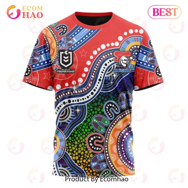 NRL Newcastle Knights Special Indigenous Design 3D Hoodie
