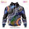 NRL North Queensland Cowboys Special Indigenous Design 3D Hoodie