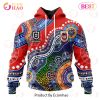NRL Sydney Roosters Special Indigenous Design 3D Hoodie