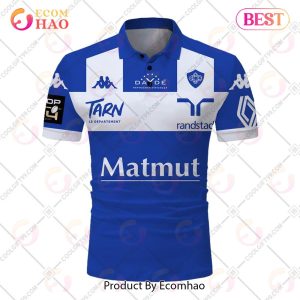 Personalized Castres Olympique Rugby 2223 Jersey Style POLO Shirt
