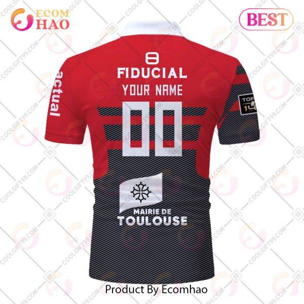 Personalized Stade Toulousain Rugby 2223 Jersey Style POLO Shirt