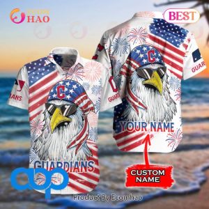 Cleveland Guardians MLB Independence Day Personalized Hawaiian Shirt
