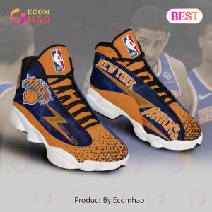 NBA New York Knicks Air Jordan 13 Custom Name Lightning Shoes
